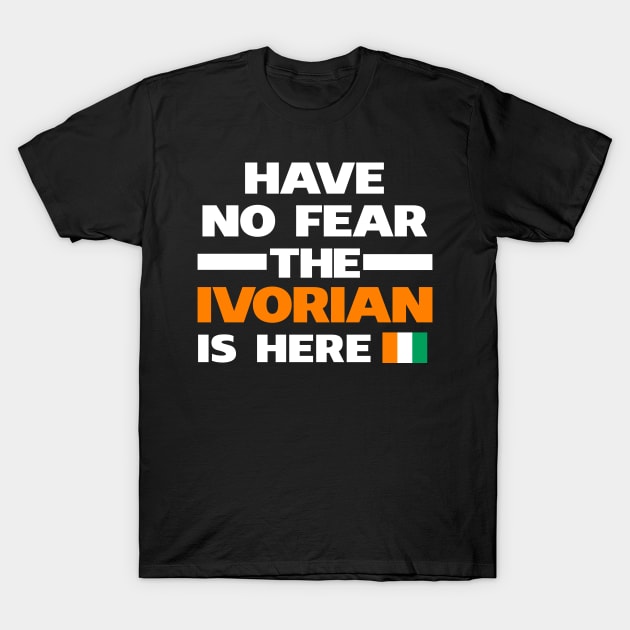 No Fear Ivorian Is Here Ivory Coast T-Shirt by lubashantae